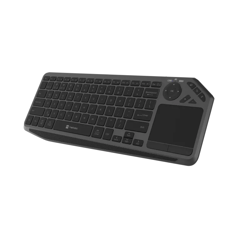 Natec Turbot 2 | toetsenbord | draadloos | US | Bluetooth | zwart/grijs