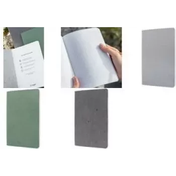 Notitieboek sigel RE‑UP A5 geruit lichtgrijs softcover 100 pagina's