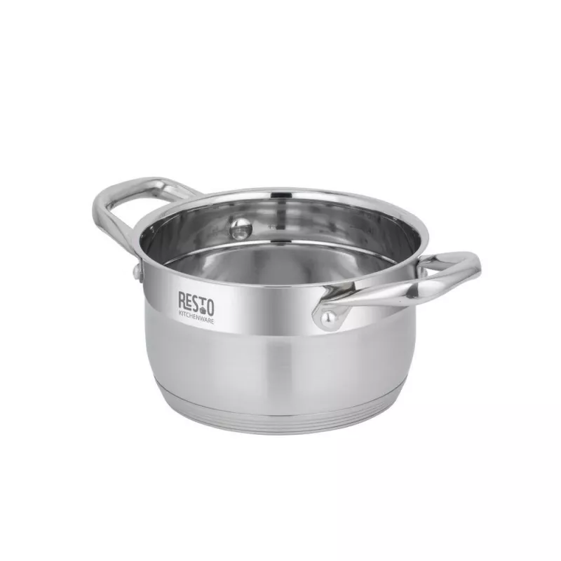 Ronde RVS pan Resto Kitchenware Libra 1,9 L