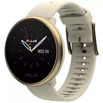 Polar Ignite 2 - Champagner Gold - sporthorloge met band - silicone - champagner - bandmaat: S/L - Bluetooth - 35 g (90085185)