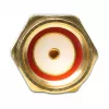 Coaxkabel DeLOCK 88475 0,32m RP-SMA goud zwart