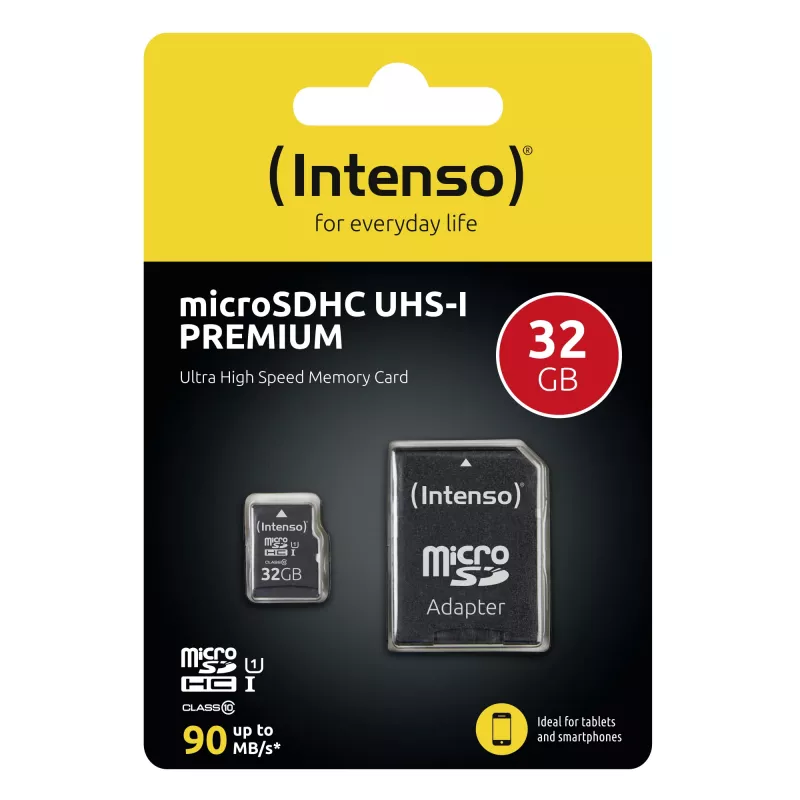 Flashgeheugen Intenso 32 GB microSDHC UHS-I Class 10