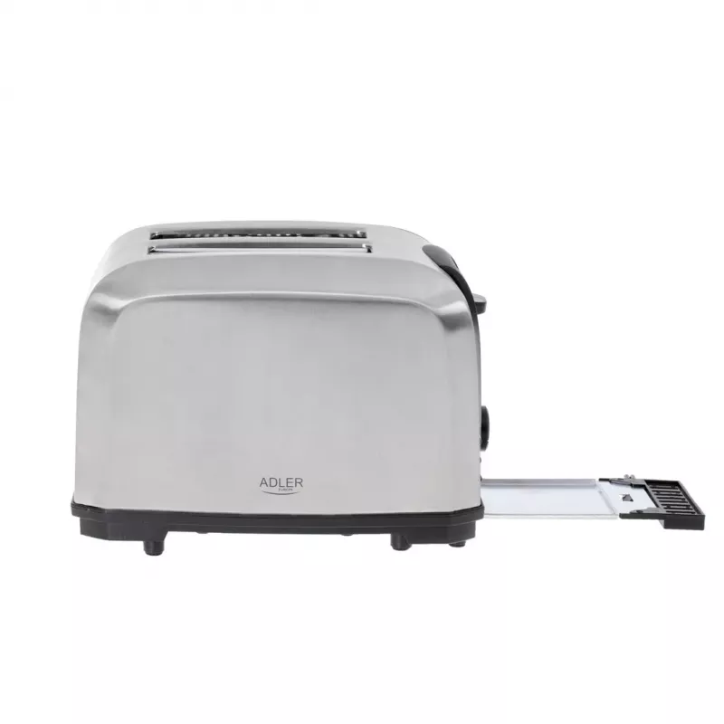 Broodrooster Adler AD 3222 2 sneetjes 1000 W zilver