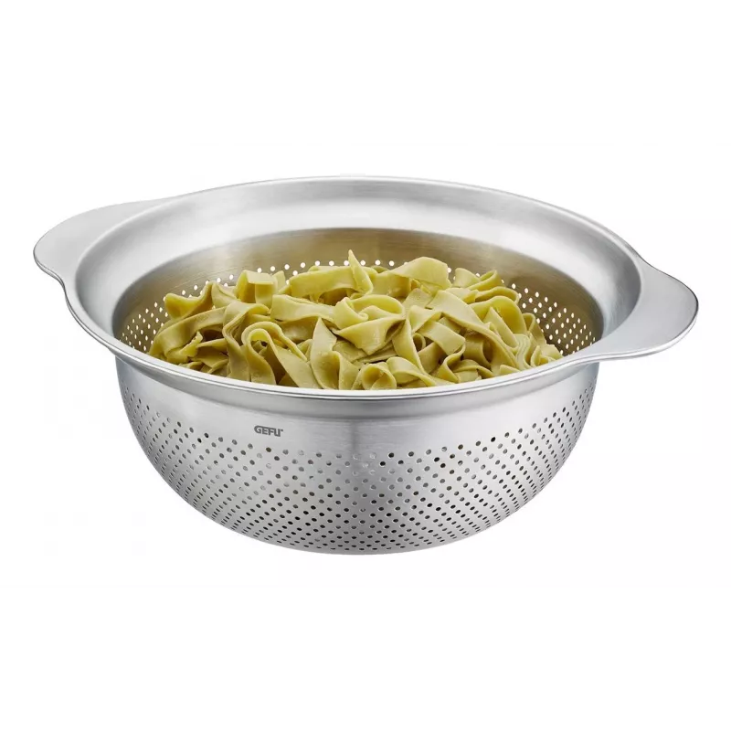 GEFU keukenzeef PREMIO G-28132, 27 cm roestvrijstalen gaas, handzeef
