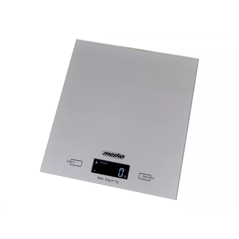 Mesko | Keukenweegschaal | MS 3145 | Maximale belasting 5 kg | Verdeling 1 g | Weergavetype lcd | Zilver