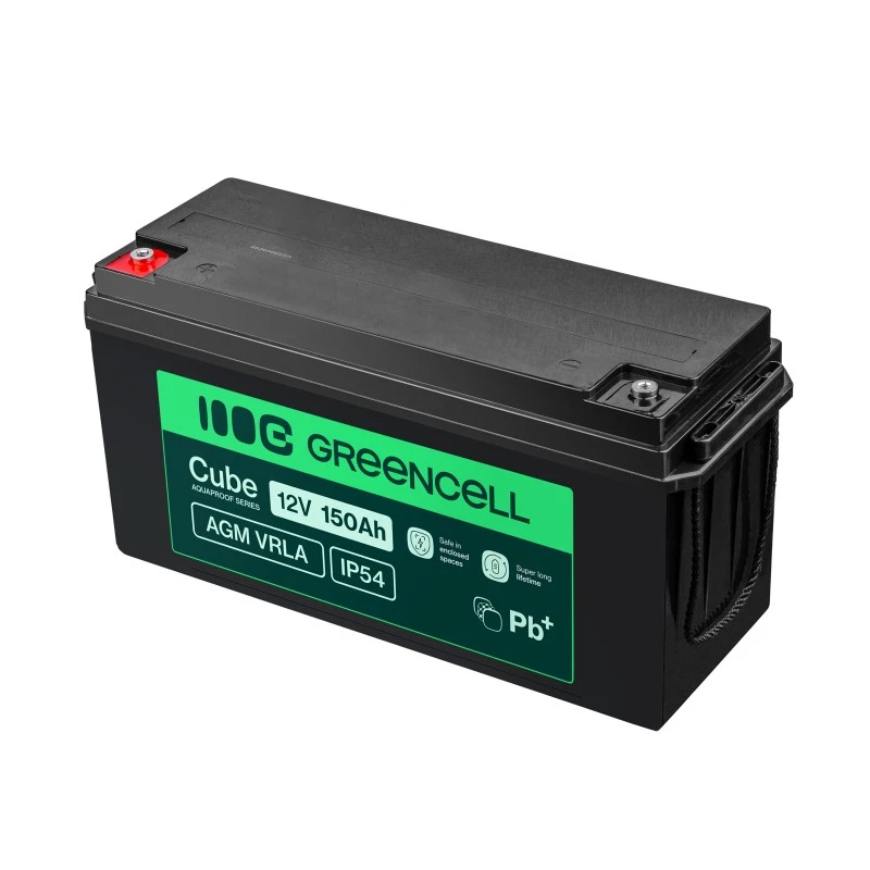 AGM-accu Green Cell AGM12V150AH-J 12V 150Ah gesloten lood-zuur