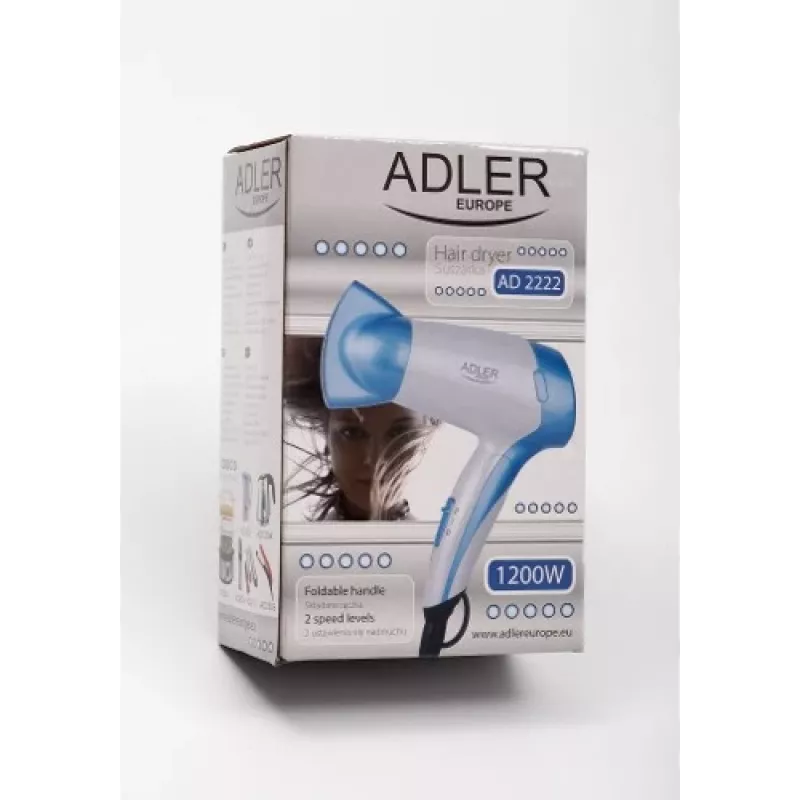 Adler AD 2222 blauw, wit 1200 W