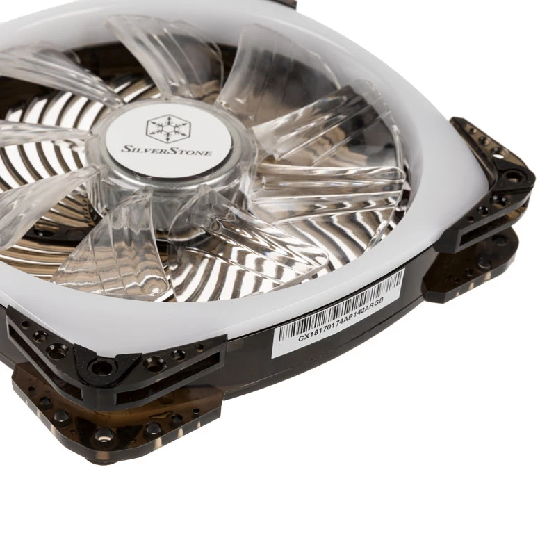 SILVERSTONE SST-AP142-ARGB 140x140x25 ARGB PWM-ventilator voor PC-koeling, 140 mm