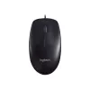 Logitech M90 bedrade optische kantoormuis — 1000 DPI, dubbelhandig, USB Type-A, zwart