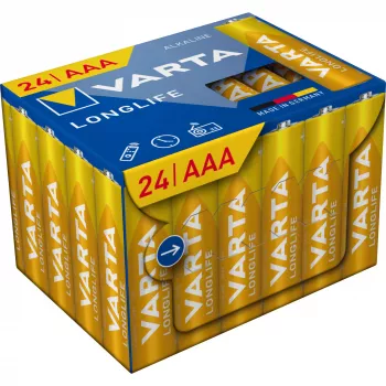 Longlife batterij LR03 doos, AAA (Micro) (24 stuks)
