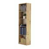 Boekenkast Top e shop R50 ARTISAN — eikenfinish, 5 legplanken, spaanplaat frame
