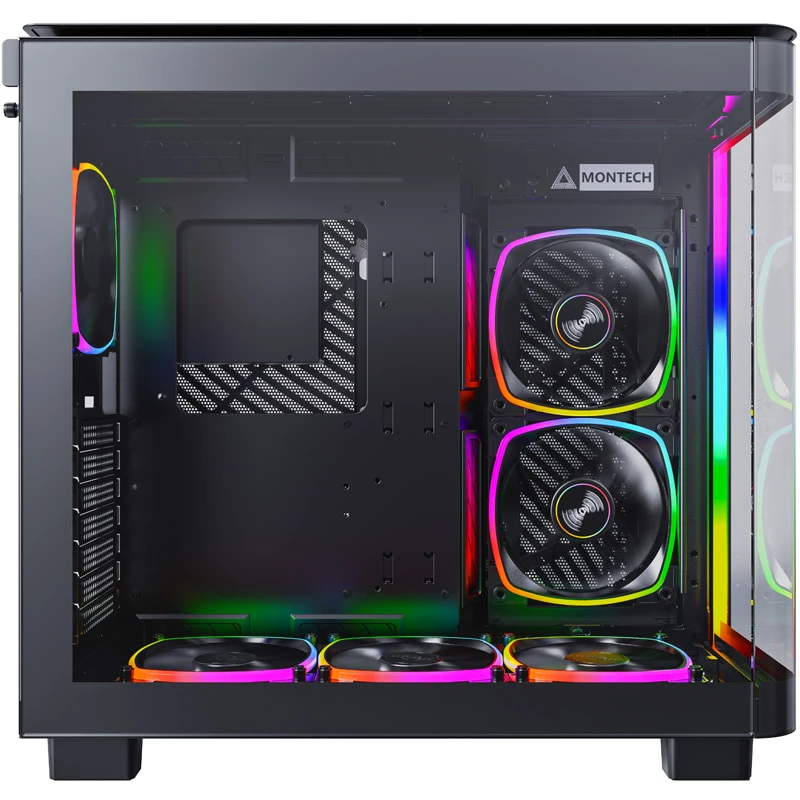 Montech KING 95 PRO Midi-Tower, Tempered Glass, ARGB - zwart