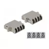Glasvezelkoppeling DeLOCK LC Quad bus naar LC Quad bus singlemode