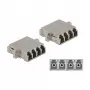 Glasvezelkoppeling DeLOCK LC Quad bus naar LC Quad bus singlemode