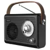 Draagbare radio Savio RS-01 analoog zwart