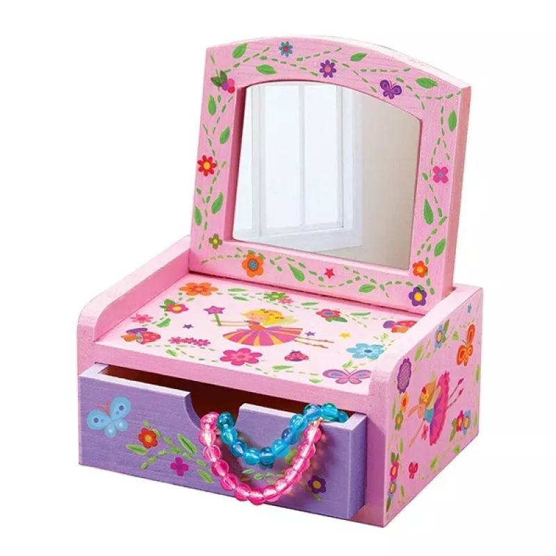 Craft Box Borella Girl Crafts doosje met spiegel en fee