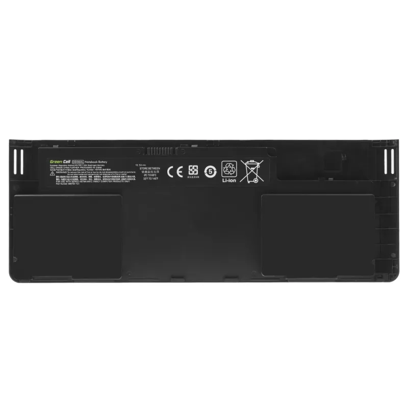 Green Cell HP148 laptopaccu OD06XL HSTNN-IB4F, 11,1 V 3400 mAh, voor HP EliteBook Revolve 810 G1/G2/G3