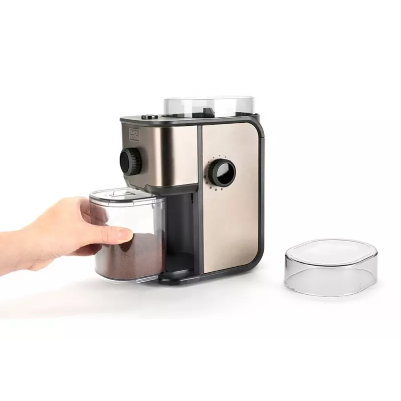 Black & Decker ES9080020B koffiemolen, roestvrij staal