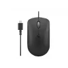 Bedrade optische muis Lenovo GY51D20875 USB Type-C, dubbelhandig, 2400 DPI, 4 knoppen, zwart