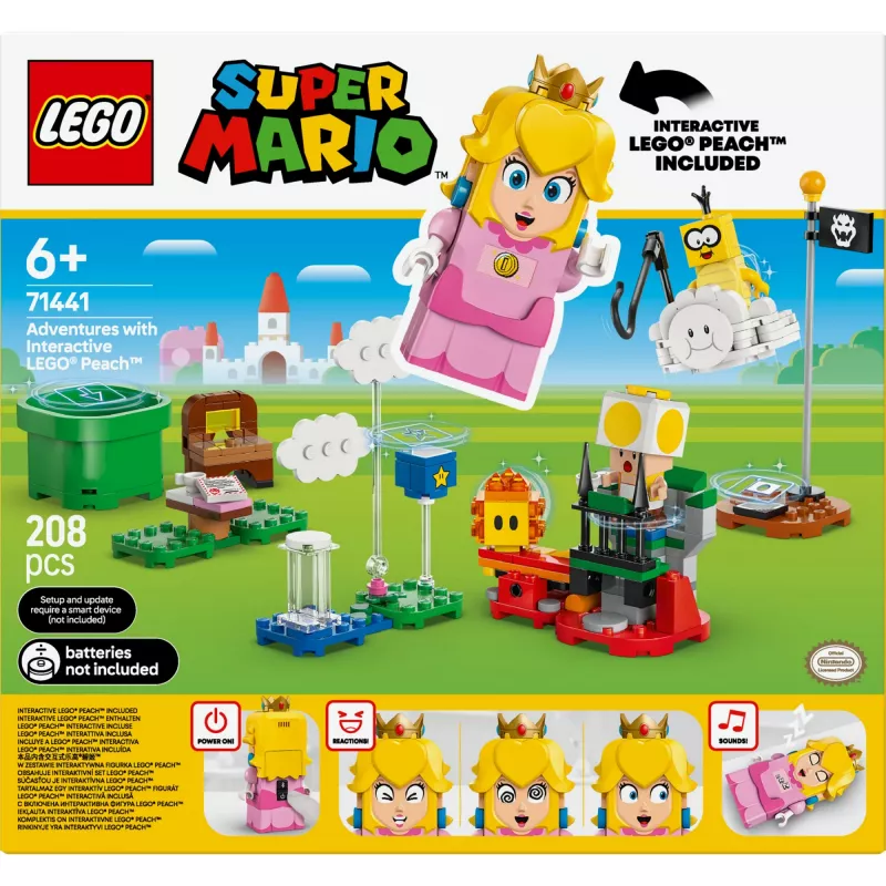 Constructiespeelgoed LEGO 71441 Super Mario Interactieve LEGO Peach figuur set, compatibel met het LEGO-systeem