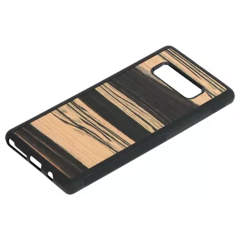 Smartphonehoesje man and wood voor Samsung Galaxy Note 8 — wit ebbenhout zwart finish