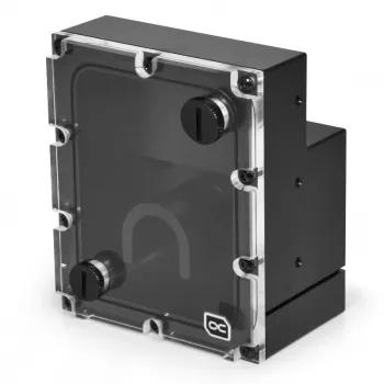 Reservoir Alphacool 15392 acetaal acryl zwart 101.2x121.6x70mm