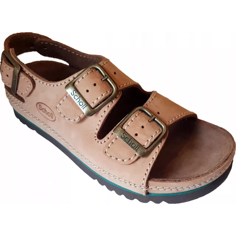 Comfortabele Scholl AIR BAG BACK STRAP BRONZE sandalen 39