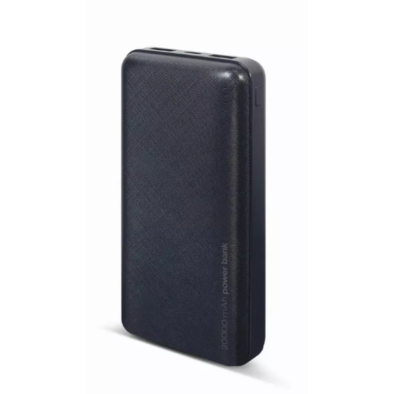 Gembird PB20-02 powerbank lithium-polymeer (LiPo) 20000 mAh zwart