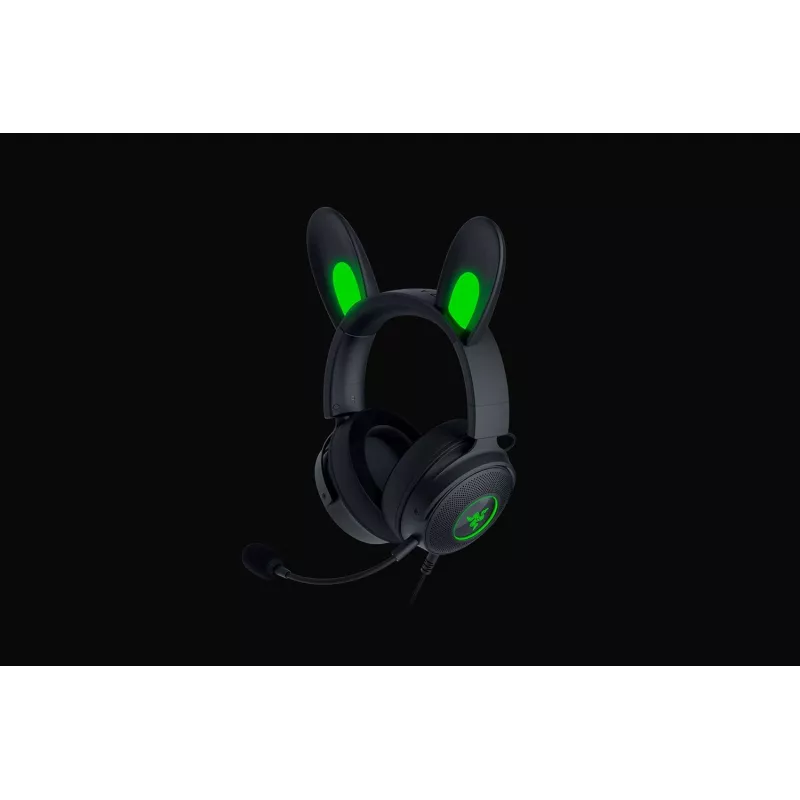 Razer Kraken V2 Pro Kitty Edition – bedrade over-ear gaming-headset, zwart