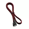 CableMod ModMesh - SATA-kabel - Serial ATA 150/300/600 - SATA (W) haaks naar SATA (W) - 60 cm - bloedrood (CM-CAB-RSAT-N60KBR-R)
