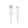 USB-kabel Belkin CAB002BT1MWH 1 m USB A naar USB C wit