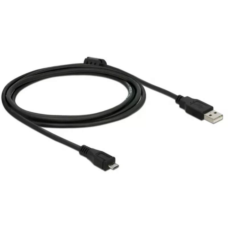 USB-kabel DeLOCK 82335 USB 2.0 2 m USB A micro-USB B zwart