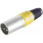 S/CONN maximum connectivity 55002-Y XLR-stekker, geel