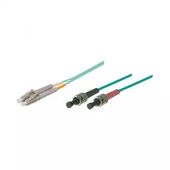 Patchkabel LWL Duplex OM3 (Multimode, 50/125) LC/ST, LSZH, omkeerbare polariteit, 5m, Good Connections®