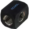 Alphacool HF aansluitterminal TEE T-stuk rond G1/4 - Deep Black (17030)