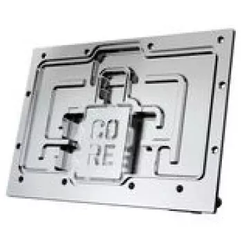 Alphacool Core RX 9070 XT Taichi GPU-waterblok met backplate, Transparant/Chroom