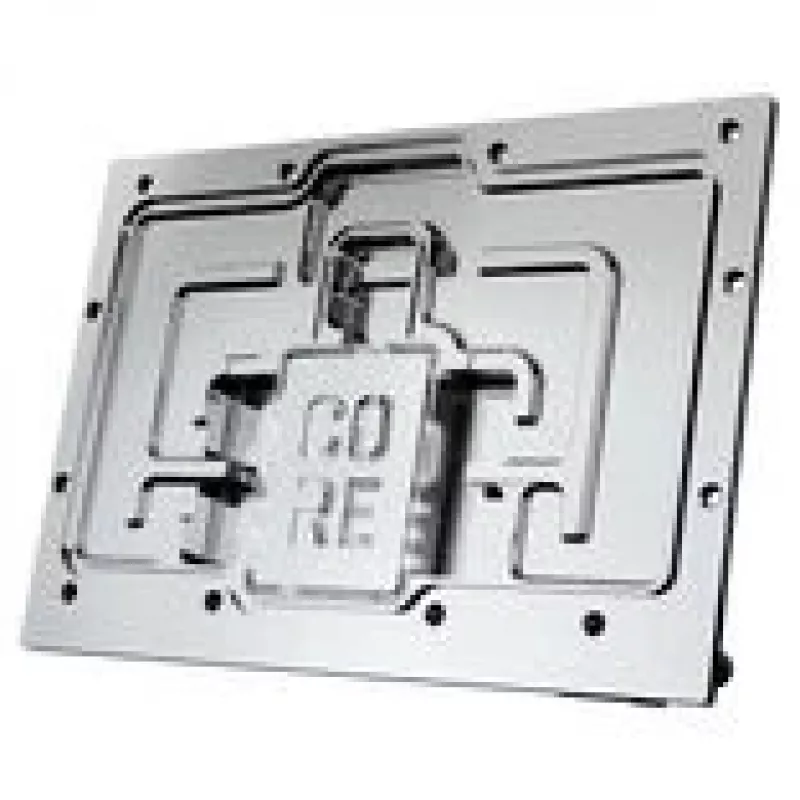 Alphacool Core RX 9070 XT Taichi GPU-waterblok met backplate, Transparant/Chroom
