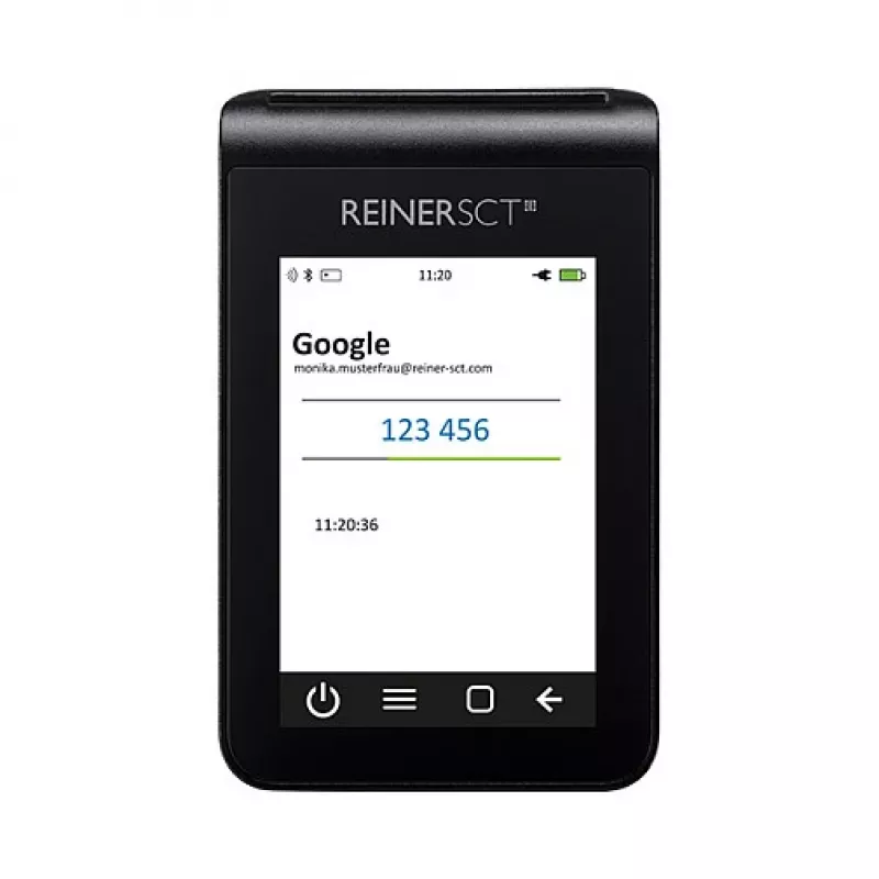 ReinerSCT tanJack deluxe TAN-generator kaartlezer, zwart, USB Type-C