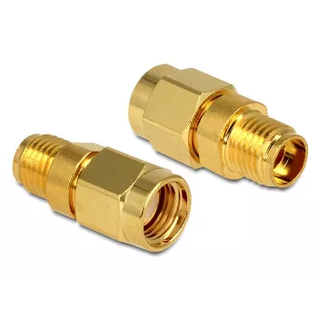 DeLOCK - HF-adapter - RP-SMA (M) - naar - SMA (V) (88728)