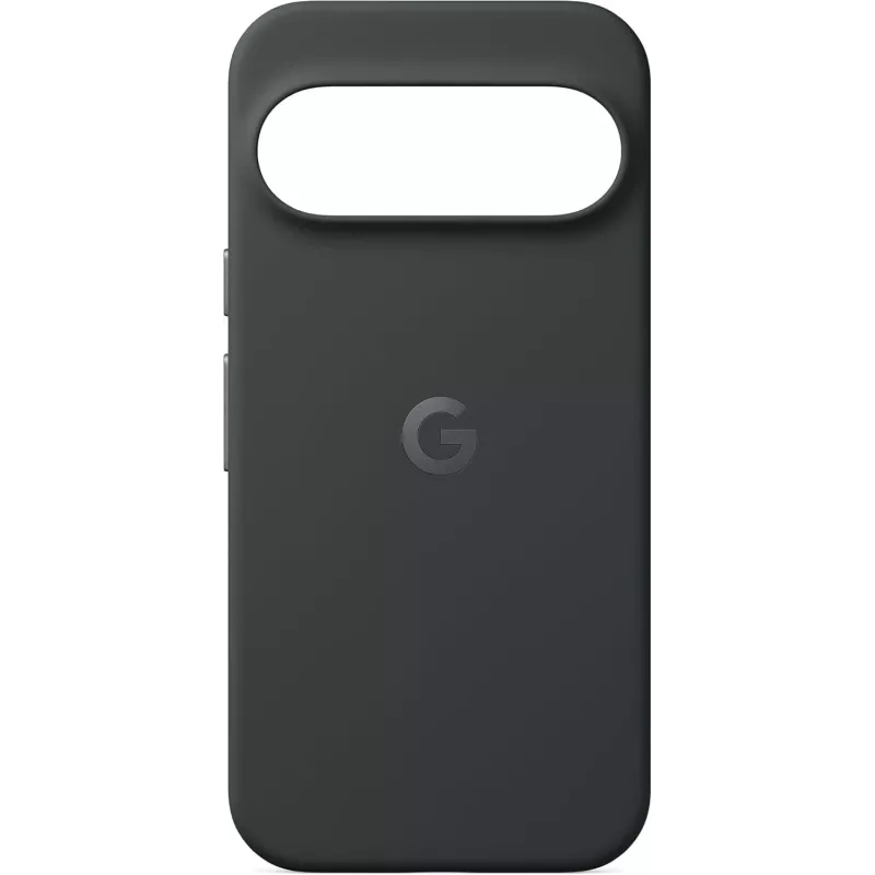Telefoonhoesje Google Pixelsnap voor Pixel 10 / Pixel 10 Pro, 6,3 inch (16 cm), silicone/microvezel/pc, zwart