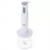 Adler AD 4620 staafmixerset, 800 W, 2 snelheden, 450 ml hakker, 750 ml maatbeker, garde, wit
