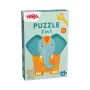 Puzzel 2 in 1 olifant