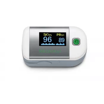 Medisana PM 100 Connect pulsoximeter, grijs/wit