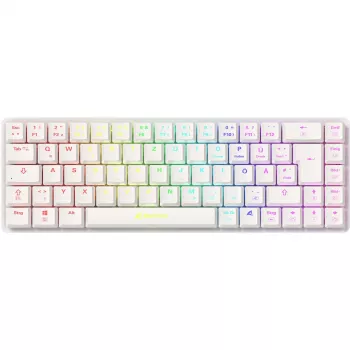 Sharkoon PureWriter W65 toetsenbord gaming RF draadloos QWERTZ Duits zwart