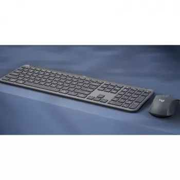 Logitech Signature Slim Combo MK950 for Business - toetsenbord-muisset - 100% - volledige grootte - draadloos - Bluetooth 5.1 LE - QWERTZ - Zwitsers - grafiet (920-012503)