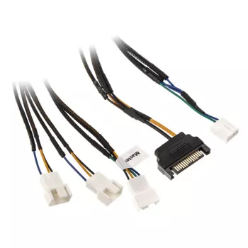 SATA-kabel 15-polig Akasa FLEXA FP3S 0,3 m