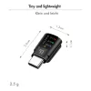 LogiLink USB-C DAC audio-adapter. USB-C/M naar 3.5 Mm/F. zwart