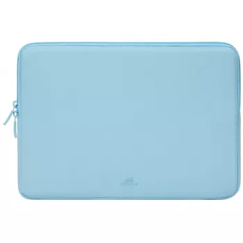 Laptophoes Rivacase Riva Szuzuka 14 inch Pastelblauw – beschermende neopreen hoes voor 14-inch laptops