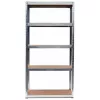 Topeshop Opslagrek G9030 Gereedschapsopslagrek, vrijstaand, verzinkt staal, MDF