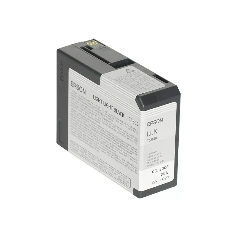 Epson Singlepack Light Light Black T580900, licht lichtzwart, pigmentinkt, 80 ml, 1 stuk